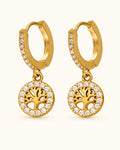 18K Gold PVD Statement Earrings