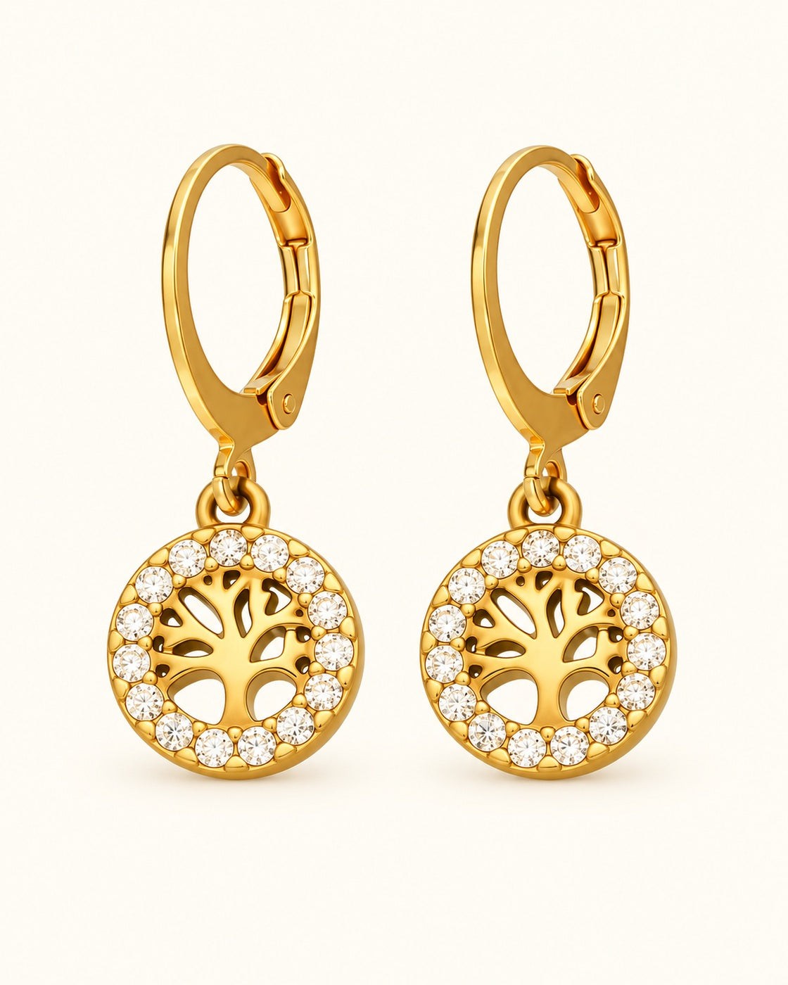 18K Gold PVD Statement Earrings