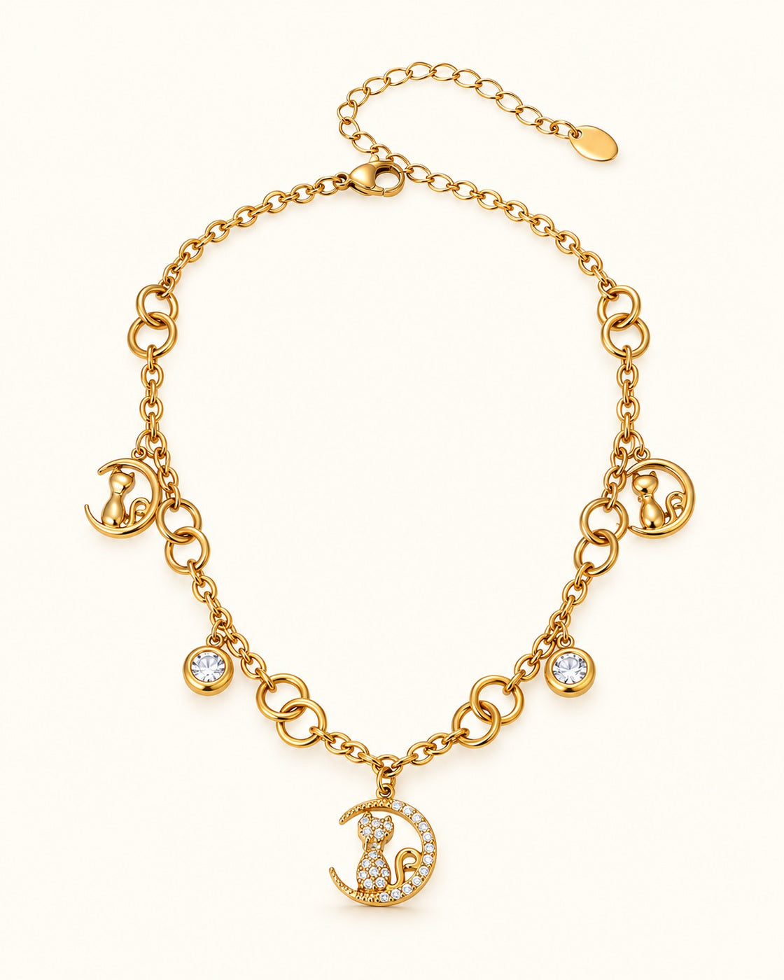 18K Gold PVD Pendant Necklace