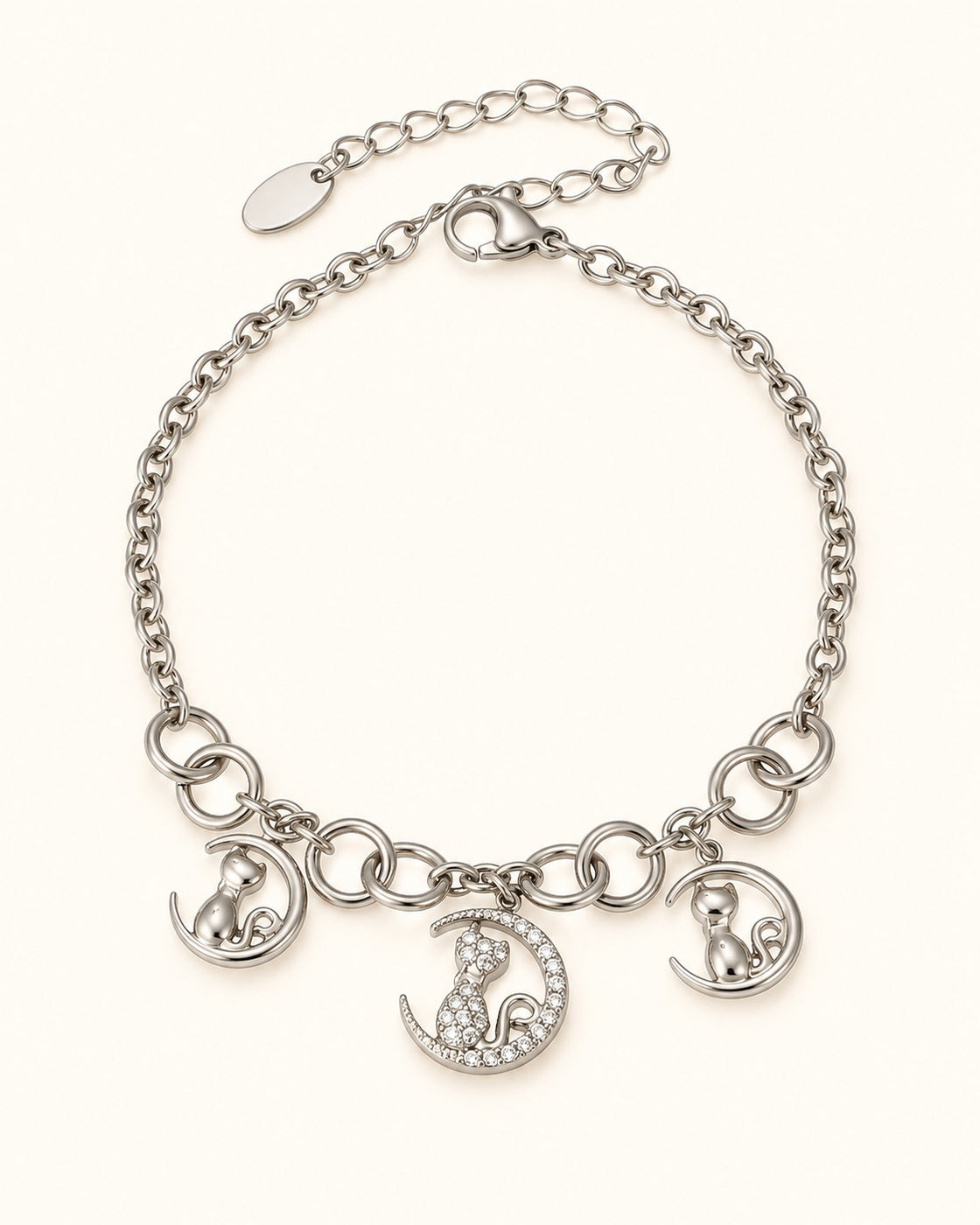 Silver-Tone Minimalist Bracelet