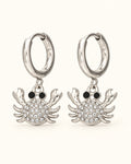Silver-Tone Statement Earrings
