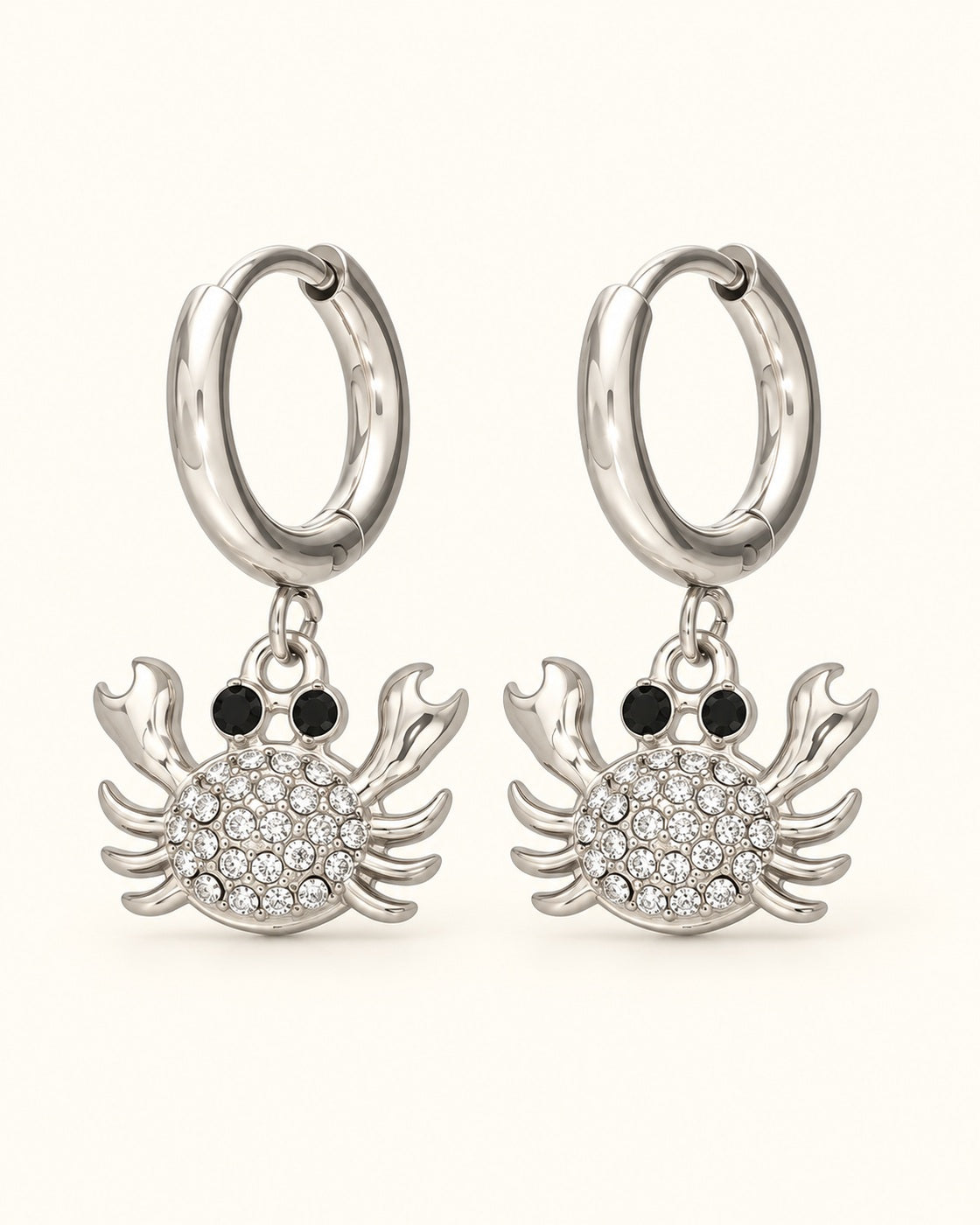 Silver-Tone Statement Earrings