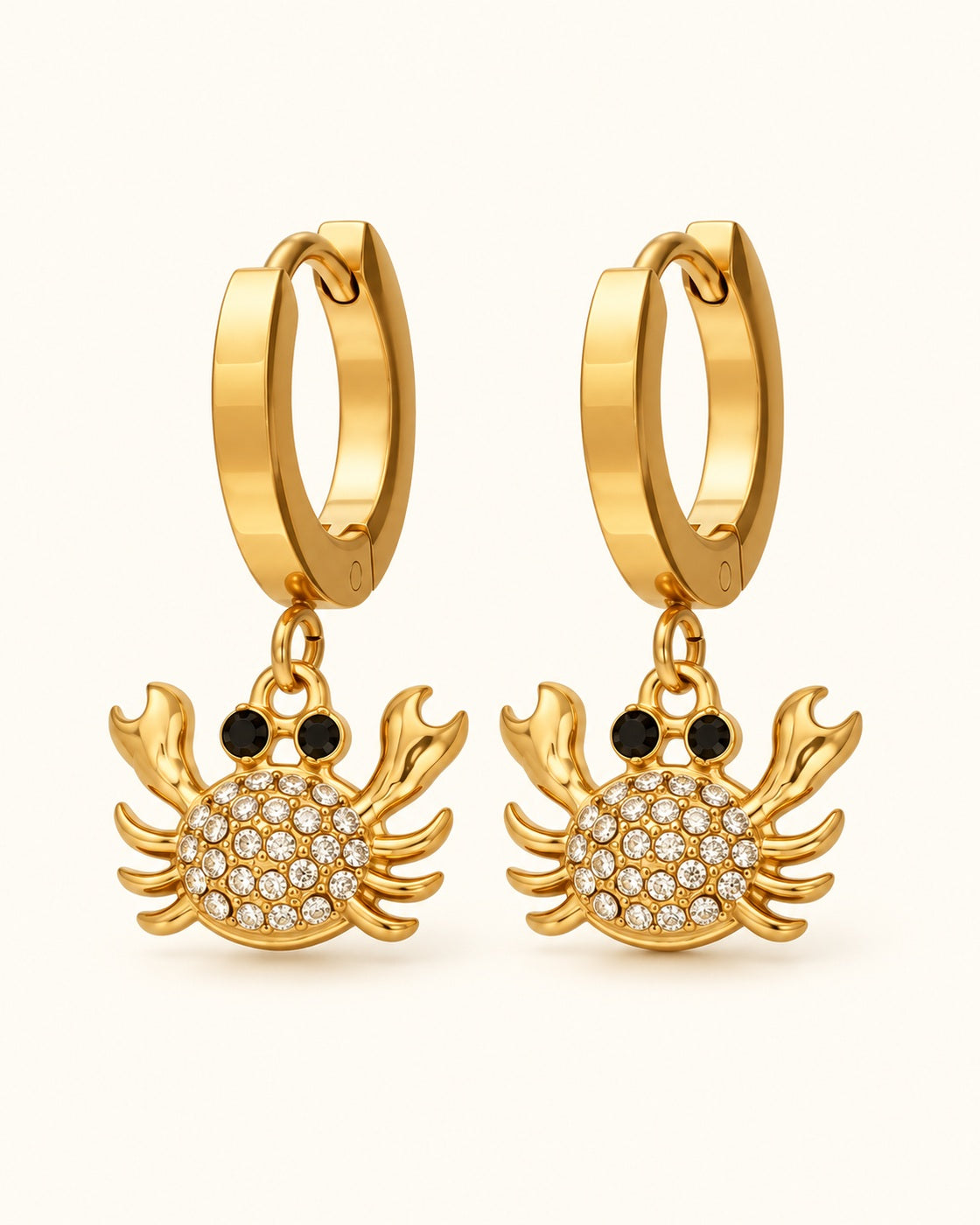 18K Gold PVD Statement Earrings