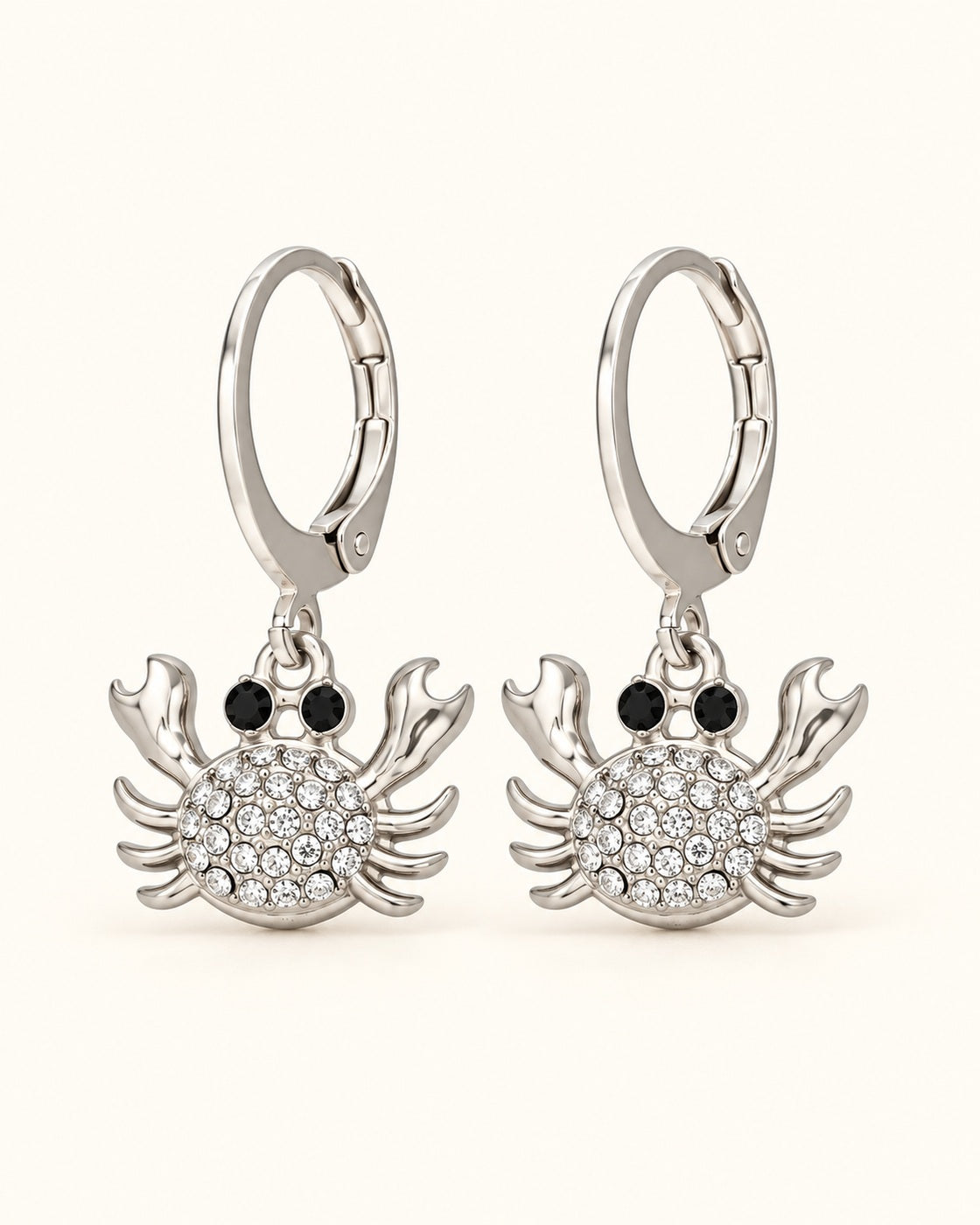 Silver-Tone Statement Earrings