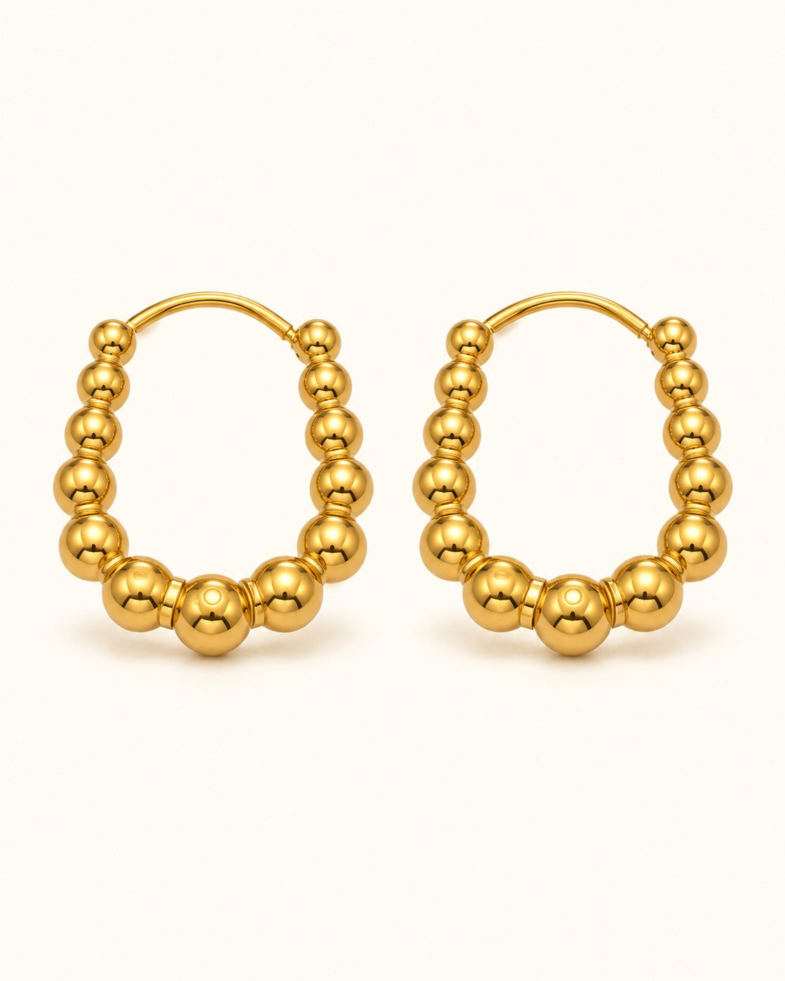 18K Gold PVD Statement Earrings