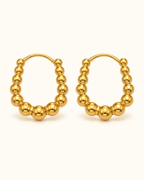 18K Gold PVD Statement Earrings