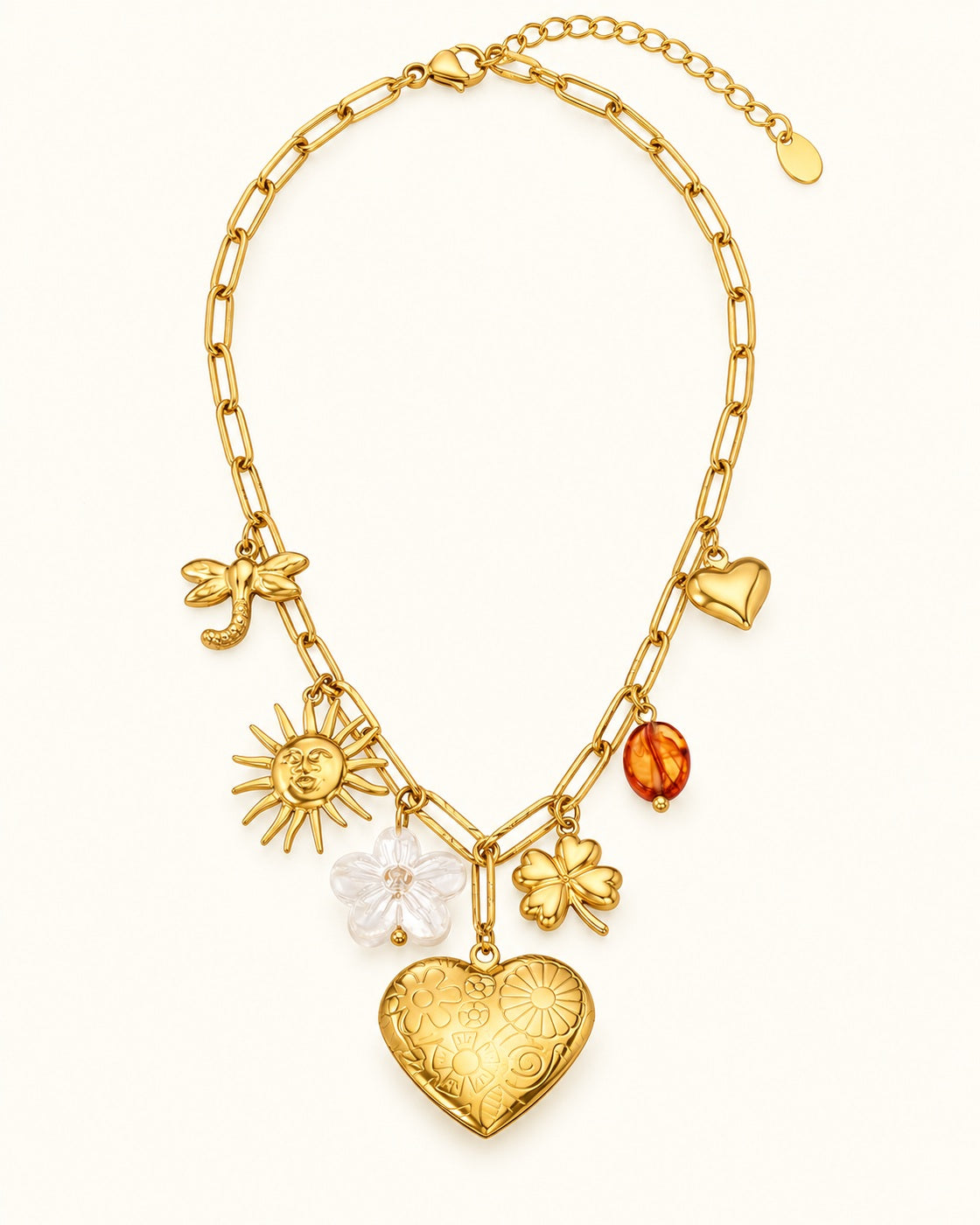 18K Gold PVD Pendant Necklace