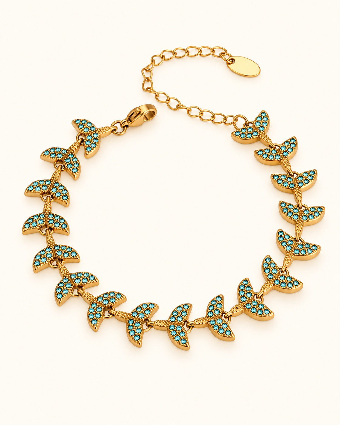 Mermaid Tail Zircon Bracelet