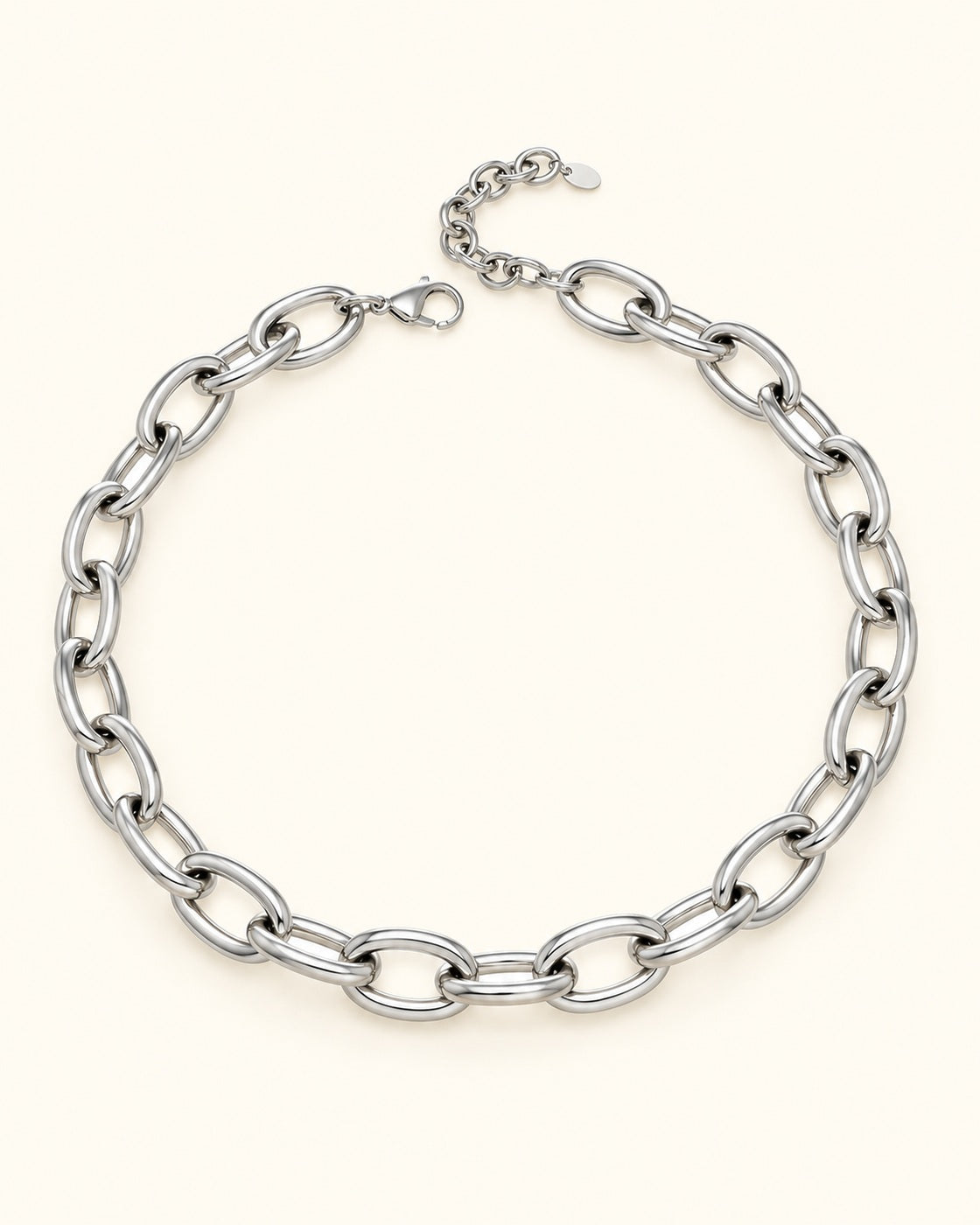 Silver-Tone Pendant Necklace