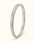 Silver-Tone Minimalist Bracelet