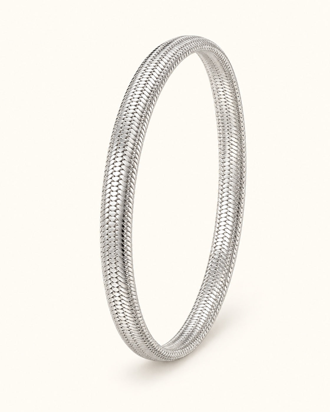 Silver-Tone Minimalist Bracelet