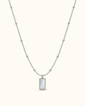 Silver-Tone Pendant Necklace