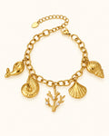18K Gold PVD White Zircon Zircon Bracelet