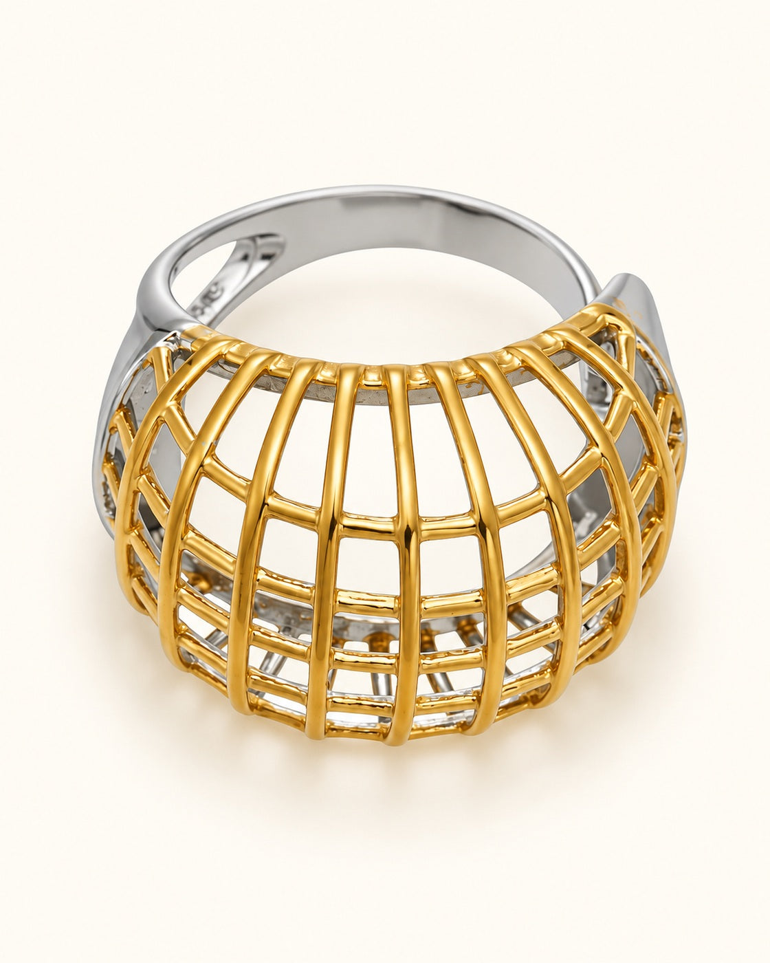 Square Openwork Ring