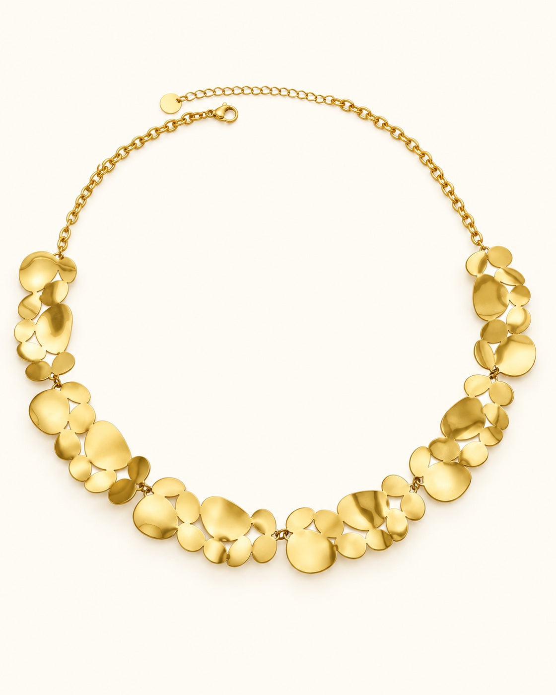 18K Gold PVD Geometric Necklace