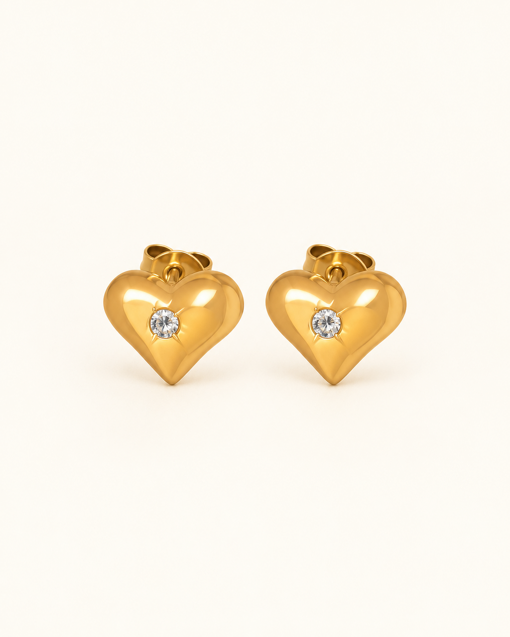 Heart Stud Earrings