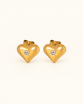 Heart Stud Earrings