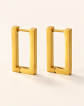 Geometric Rectangle Drop Earrings