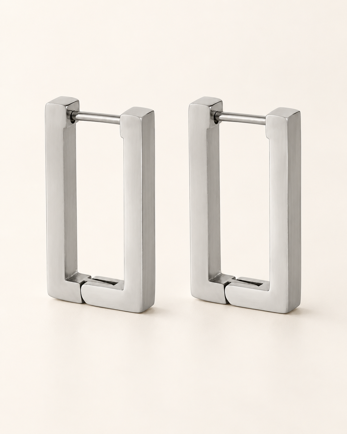 Geometric Rectangle Drop Earrings