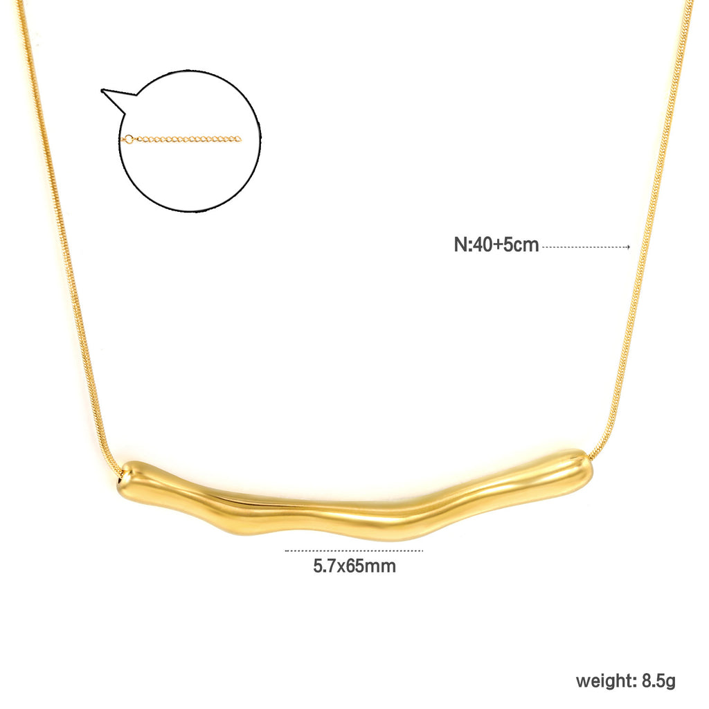 FOGESYMBLES FOG-ER-18076-GD gold stainless steel earrings