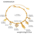 Cleo Modern Stainless Steel Bracelet — 18K Gold PVD — FOG-BR-0529-GD