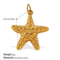 Aurelia Sculptural Stainless Steel Necklace — 18K Gold PVD — FOG-NK-0216-GD