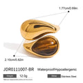 Nova Sculptural Stainless Steel Ring — 18K Gold PVD — FOG-RG-0036-GD