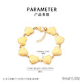 Aster Organic Stainless Steel Bracelet — 18K Gold PVD — FOG-BR-0098-GD