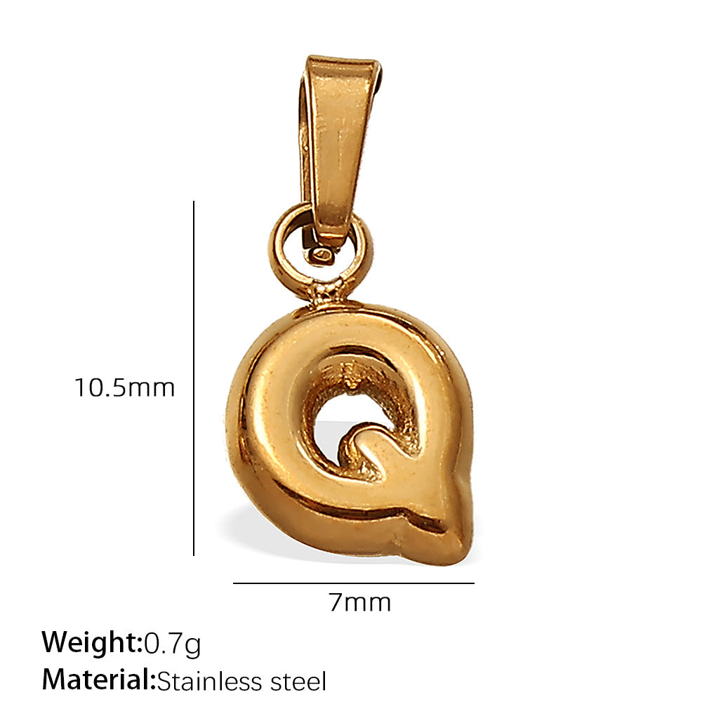 Arden Sculptural Stainless Steel Charm — 18K Gold PVD — FOG-CH-0233-GD