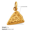 Luna Bold Stainless Steel Charm — 18K Gold PVD — FOG-CH-0052-GD