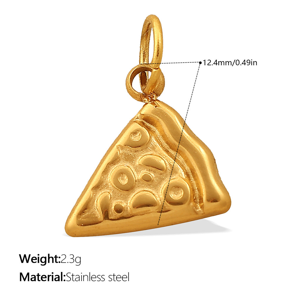 Luna Bold Stainless Steel Charm — 18K Gold PVD — FOG-CH-0052-GD