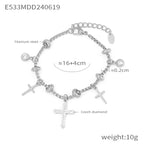 Liora Statement Stainless Steel Bracelet — Polished Steel — FOG-BR-0587-ST