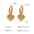 Elara Statement Stainless Steel Jewelry — 18K Gold PVD — FOG-OT-0360-GD