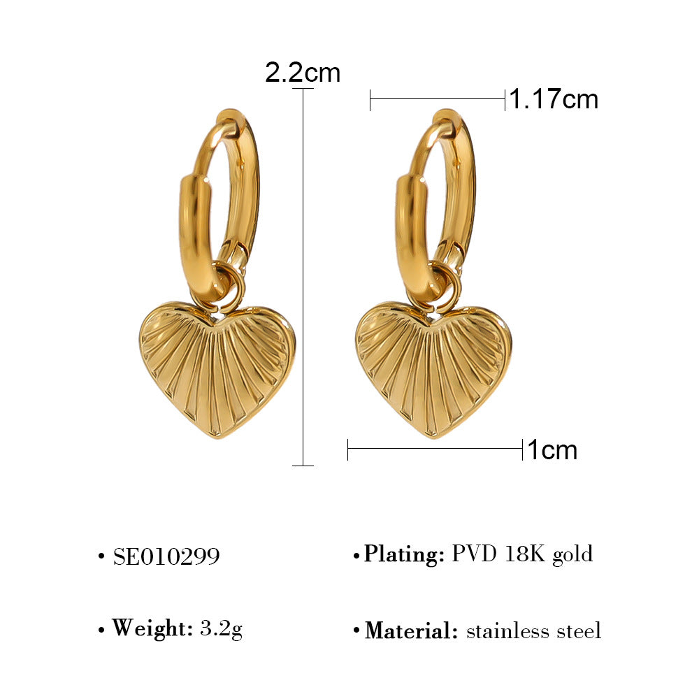 Elara Statement Stainless Steel Jewelry — 18K Gold PVD — FOG-OT-0360-GD
