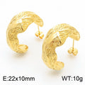 Nola Statement Stainless Steel Earrings — 18K Gold PVD — FOG-ER-0141-GD