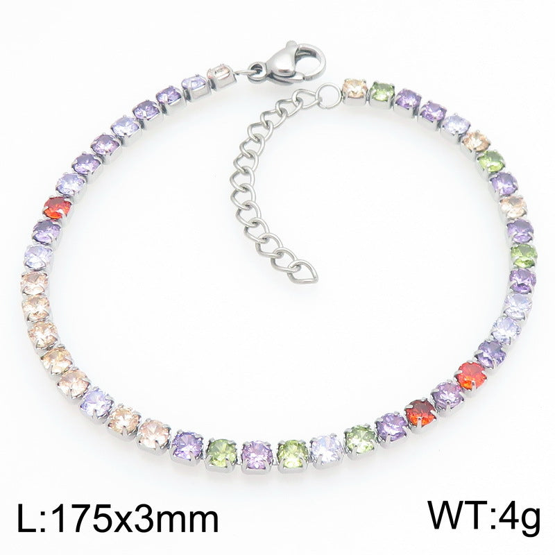 Aurelia Statement Stainless Steel Bracelet — Polished Steel — FOG-BR-0085-ST