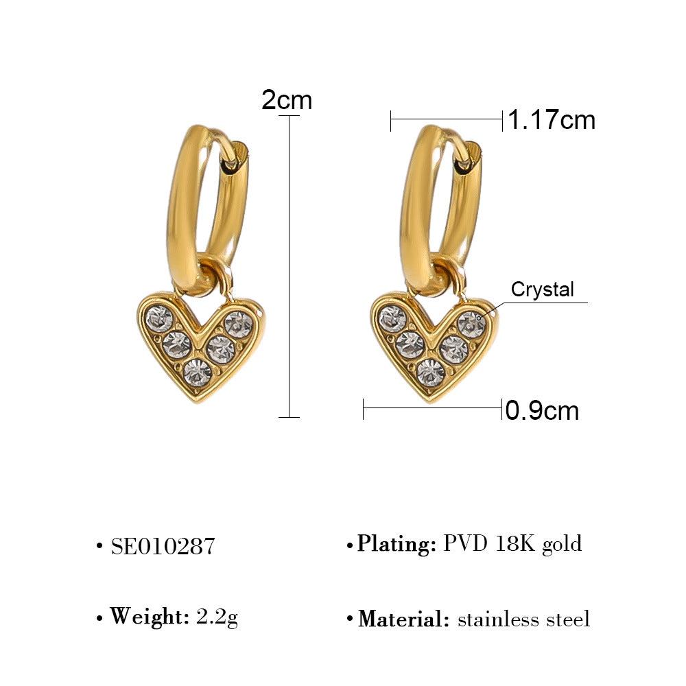 Elara Modern Stainless Steel Jewelry — 18K Gold PVD — FOG-OT-0365-GD