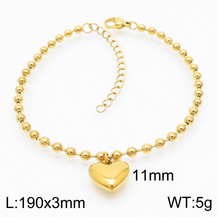 Nova Contemporary Stainless Steel Bracelet — 18K Gold PVD — FOG-BR-0073-GD