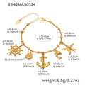 Cleo Organic Stainless Steel Bracelet — 18K Gold PVD — FOG-BR-0531-GD