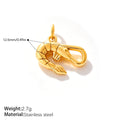 Aurelia Contemporary Stainless Steel Necklace — 18K Gold PVD — FOG-NK-0144-GD