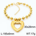 Liora Modern Stainless Steel Bracelet — 18K Gold PVD — FOG-BR-0121-GD