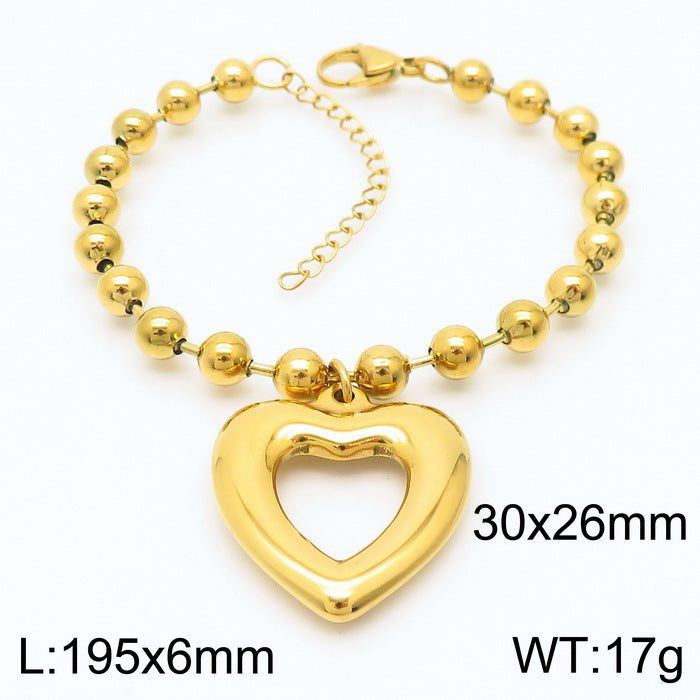 Liora Modern Stainless Steel Bracelet — 18K Gold PVD — FOG-BR-0121-GD
