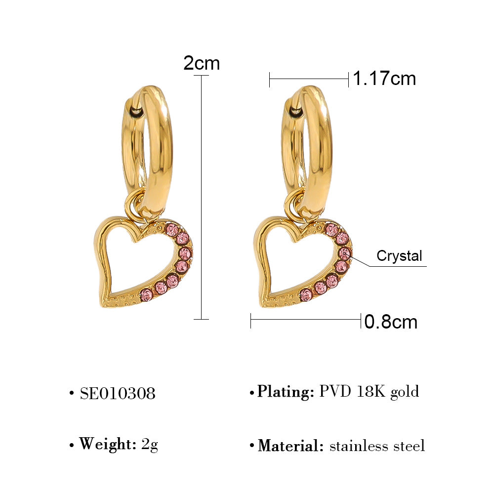 Elara Organic Stainless Steel Jewelry — 18K Gold PVD — FOG-OT-0364-GD