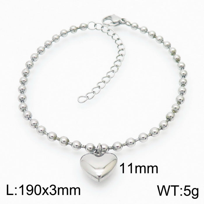 Nova Bold Stainless Steel Bracelet — Polished Steel — FOG-BR-0073-ST