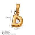 Maris Bold Stainless Steel Charm — 18K Gold PVD — FOG-CH-0220-GD