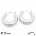 Liora Organic Stainless Steel Earrings — Polished Steel — FOG-ER-0151-ST