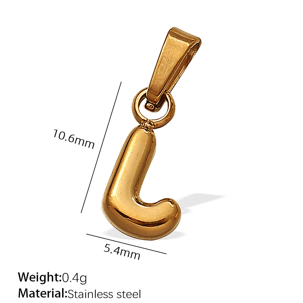 Celia Bold Stainless Steel Charm — 18K Gold PVD — FOG-CH-0226-GD