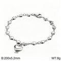 Nova Contemporary Stainless Steel Bracelet — Polished Steel — FOG-BR-0089-ST