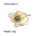 Vela Modern Stainless Steel Ring — 18K Gold PVD — FOG-RG-0026-GD