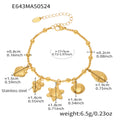 Cleo Sculptural Stainless Steel Bracelet — 18K Gold PVD — FOG-BR-0532-GD